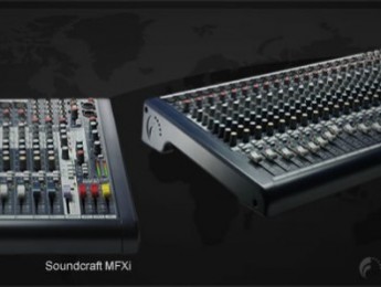 Soundcraft actualiza las mesas de mezcla MPM y MFX