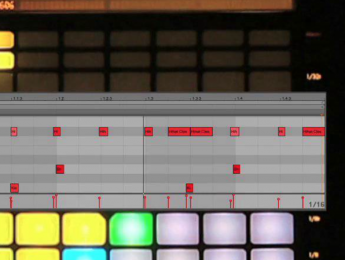 Grabando con la matriz de membranas de Push
