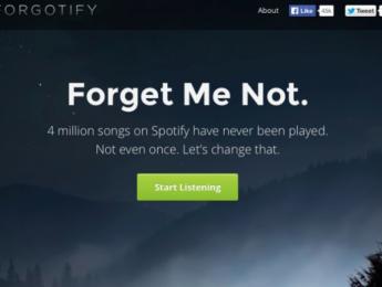 Forgotify, la música olvidada de Spotify