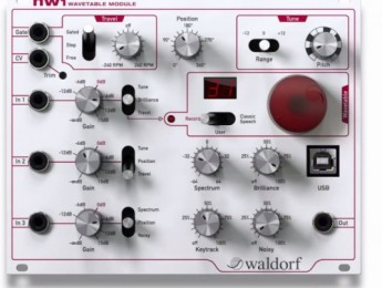 Waldorf NW1: wavetables en módulo eurorack