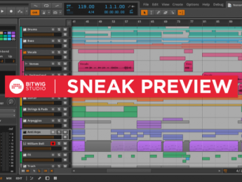 Avance de Bitwig Studio 1.2