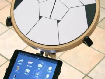 Jambé, controlador de percusión y app en iOS