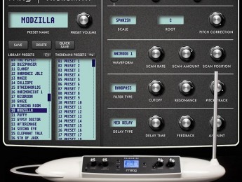 El editor avanzado para Moog Theremini revela su potencial oculto