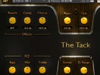 Wavesfactory The Tack, más que un honky-tonk piano