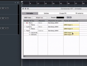 Mini tutoriales para Cubase Pro 8: crear un bus mono o estéreo (II)