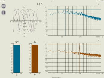 TwiddleFactor MC Studio, analizador de audio multicanal para iOS