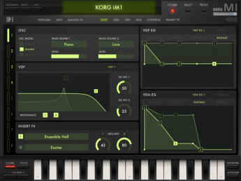 Korg iM1 resucita y mejora otro clásico en el iPad