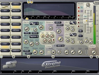 Nuevo sinte Extreme DrumSynth de Sonic Sidekick