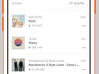 La app de SoundCloud para iOS potencia el descubrimiento de música