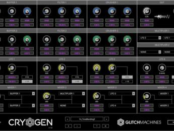 Glitchmachines lanza Cryogen, un nuevo efecto modular