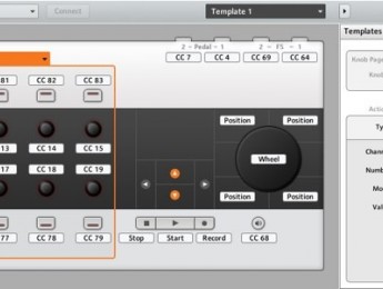 Modo de control MIDI para Native Instruments Kore