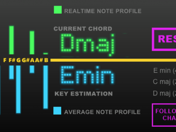Hornet SongKey Mk II descubre tonalidades y acordes