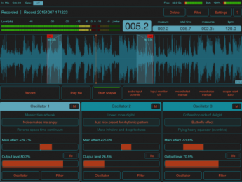 FieldScaper, una herramienta iOS para grabar y manipular texturas sonoras