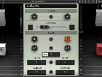 Sub Align de Waves, alineamiento de subgraves para sonorización