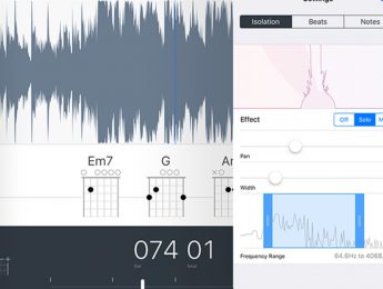 El software de aprendizaje Capo permite ahora mutear o aislar al solista