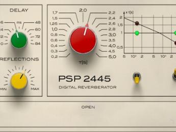 PSP 2445, una reverb digital vintage basada en EMT 244 y 245