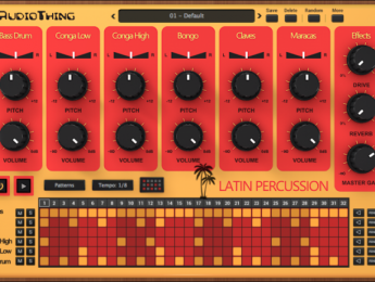 AudioThing lanza una caja de ritmos de percusión latina