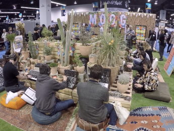 El estand de Moog en el NAMM Show: sintetizadores, cactus y psicodelia