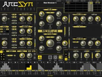 ArcSyn de SPC Plugins, un sintetizador VA sustractivo sobremuestreado