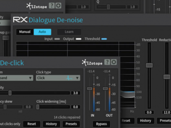 RX Plug-In Pack, el nuevo paquete de reparación de audio de iZotope
