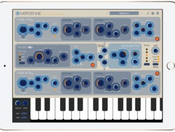 Mersenne, un raro sinte de percusión melódica para iOS