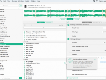 Audiofile lanza Myriad 4, un potente procesador por lotes de archivos de audio