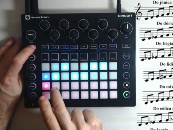 Escalas y modos, un acercamiento con Novation Circuit
