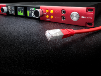 Focusrite Red 4Pre, interfaz Thunderbolt de 58 entradas y 64 salidas