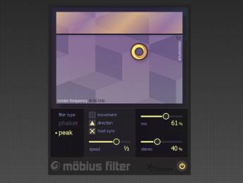 Nuevo efecto Möbius de iZotope, un pequeño pero inquieto filtro