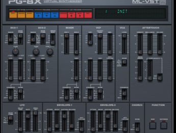 PG-8X 2.0, simulación del Roland JX-8P para Mac y Windows