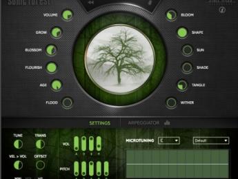 Sonic Forest, un sampler en el que los sonidos se cultivan como árboles