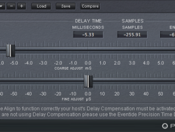 Eventide Precision Time Align, compensación de retardo con ultraresolución