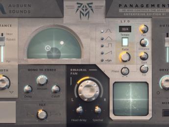 Auburn lanza Panagement, un multi-efectos para paneo binaural