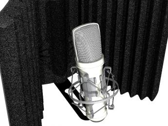 Auralex MudGuard v2, una cabina de aislamiento vocal portable que pasa de cóncava a convexa