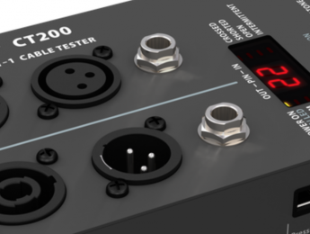 Behringer CT200 comprueba 8 tipos de cable audio y datos
