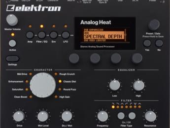 Elektron Analog Heat: distorsión, EQ y filtrado analógicos e integrables en DAW