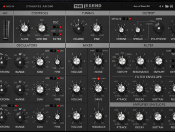 Synapse The Legend, plugin MiniMoog de los creadores de Dune