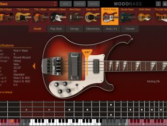 IK Multimedia Modo Bass, modelado físico para síntesis de bajo