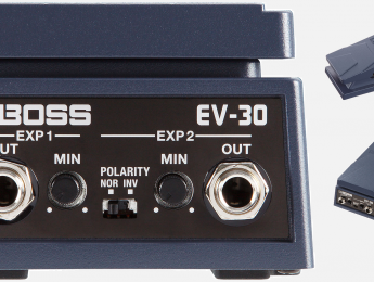 Boss EV-30, un pedal de expresión doble con polaridad ajustable