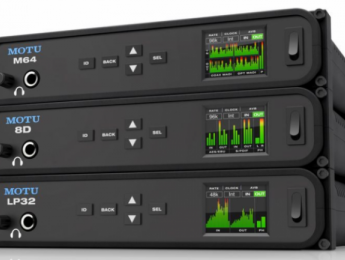 MOTU M64, 8D y LP32, nuevas interfaces de audio conectables entre sí