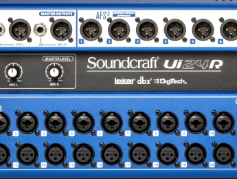 Soundcraft UI24r, más canales de grabación, mezcla y DSP en un rack integrado