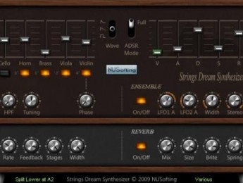 NUSofting lanza Strings Dream Synthesizer