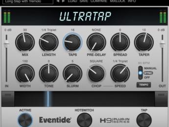 Eventide Ultratap, un multitap delay que salta a plugin desde el pedal H9