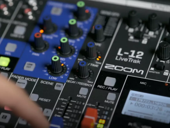 Zoom LiveTrak L-12 aúna mesa de mezclas, interfaz y grabadora
