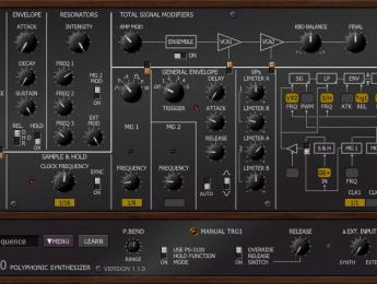 Un plugin gratuito emula el sintetizador monstruo Korg PS-3100