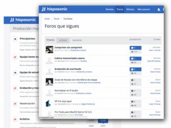 Los foros de Hispasonic, a medida: nueva opción para ver sólo los que te interesen