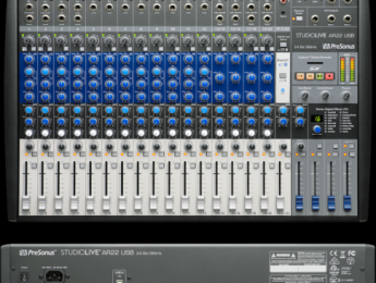 Presonus StudioLive AR22 USB, más pistas para mezclar y grabar en vivo