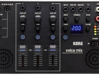 Korg Volca mix, el mezclador miniatura que faltaba en la familia