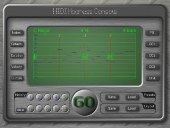 MIDI Madness presenta un generador de melodías algorítmico