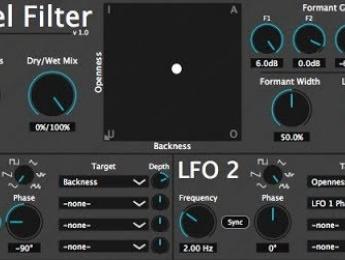 Vowel Filter, filtro de formantes en plugin VST y AU